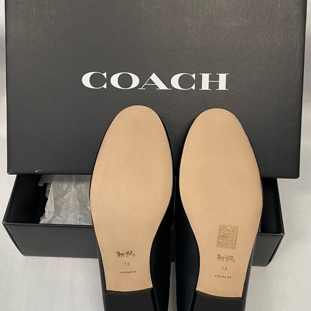Coach Black and Tan Men's Loafers